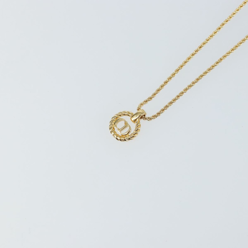 【日本直送】Christian Dior 項鍊 金屬 金 Auth sw1691-2