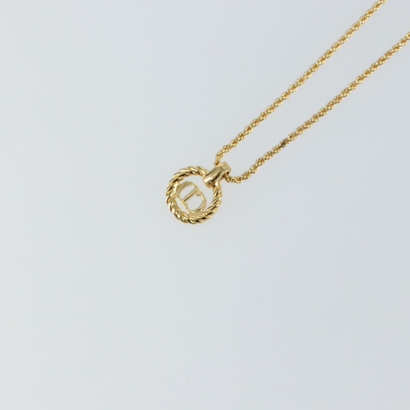 【日本直送】Christian Dior 項鍊 金屬 金 Auth sw1691-8