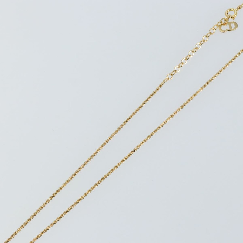 【日本直送】Christian Dior 項鍊 金屬 金 Auth sw1691-10