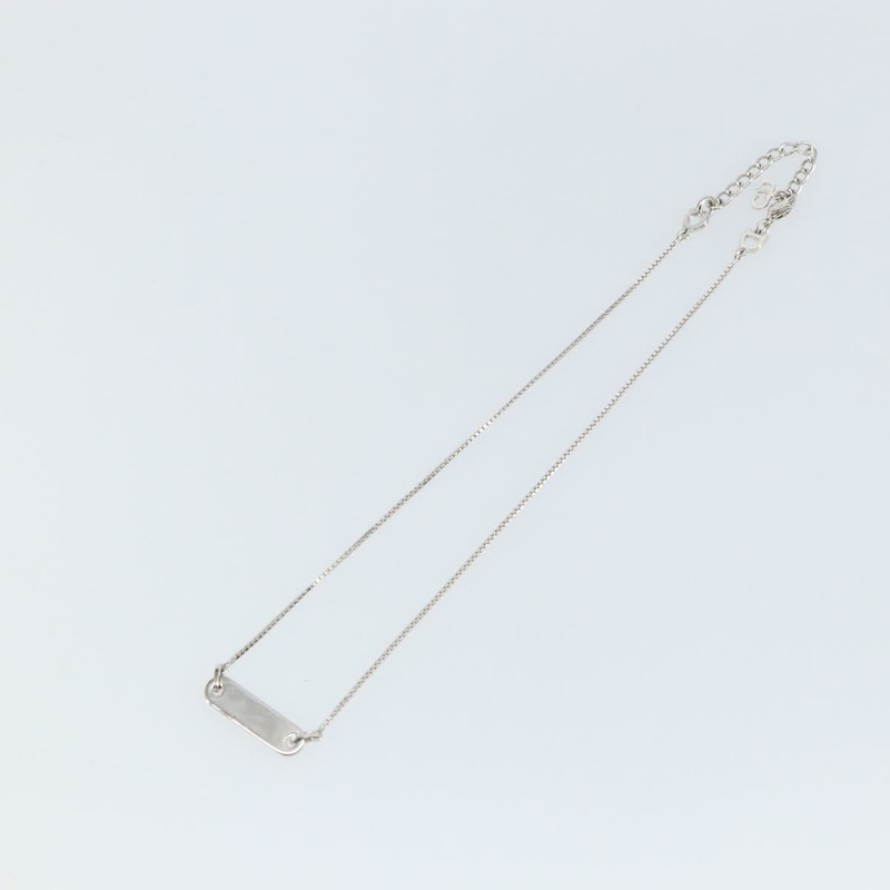 【日本直送】Christian Dior 項鍊 金屬 銀色 Auth sw1623-7