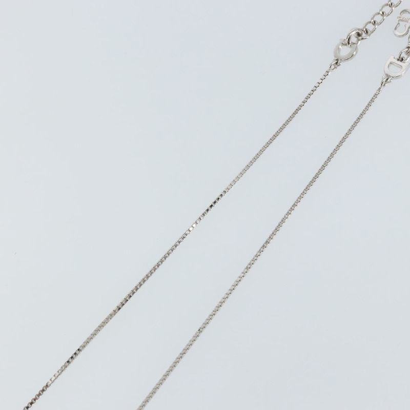 【日本直送】Christian Dior 項鍊 金屬 銀色 Auth sw1623-10