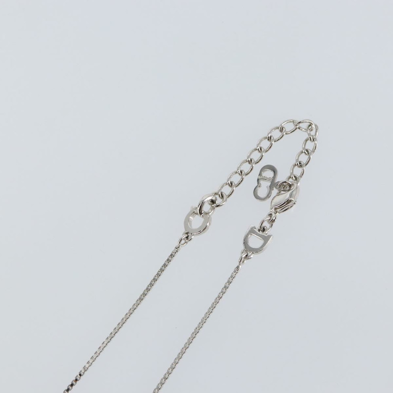 【日本直送】Christian Dior 項鍊 金屬 銀色 Auth sw1623-11