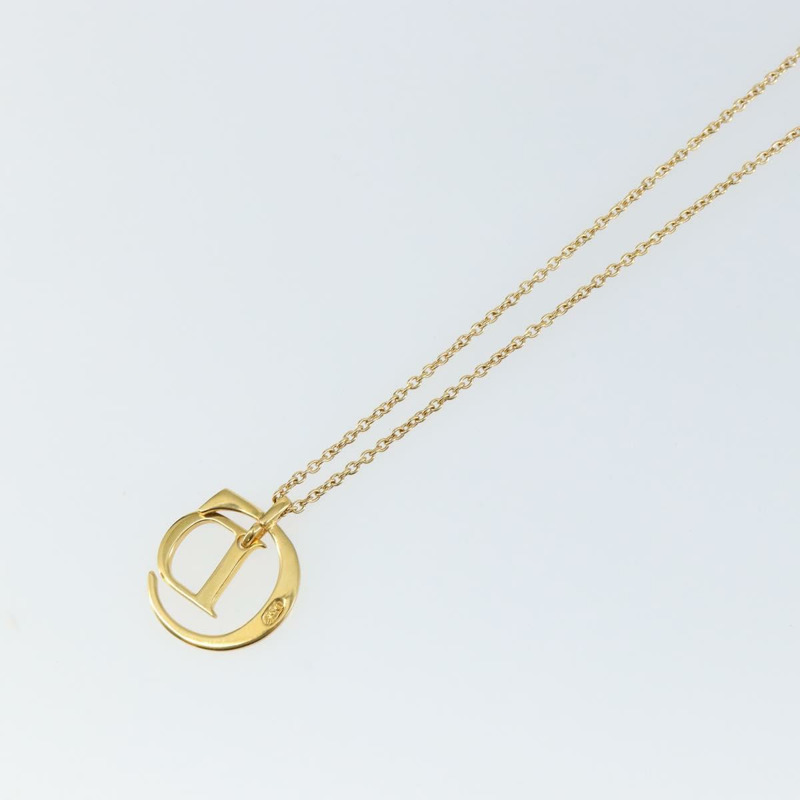 【日本直送】Christian Dior 項鍊 金屬 金 Auth sw1635-9