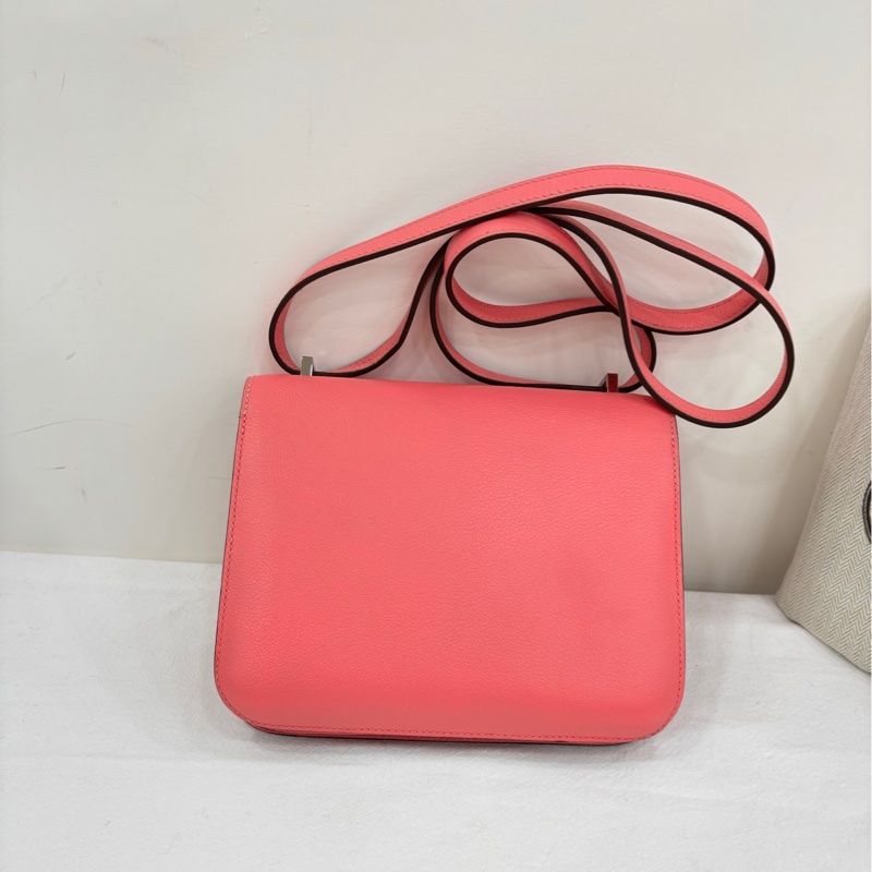 Hermes愛馬仕constance康康19 唇膏粉 evercolor皮 Y刻 專櫃維修購證-1