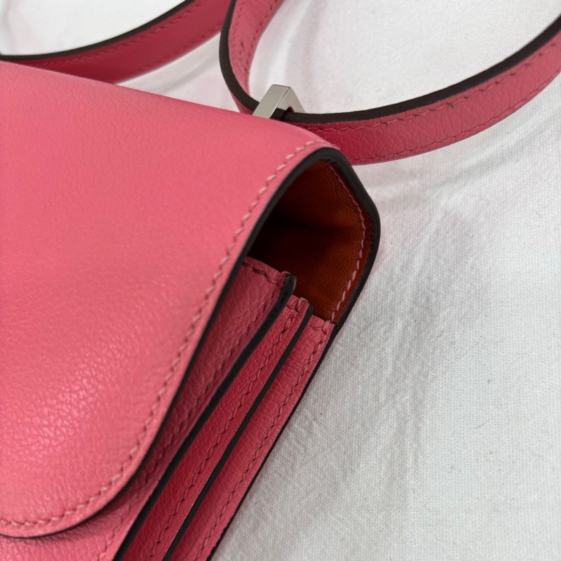 Hermes愛馬仕constance康康19 唇膏粉 evercolor皮 Y刻 專櫃維修購證-5