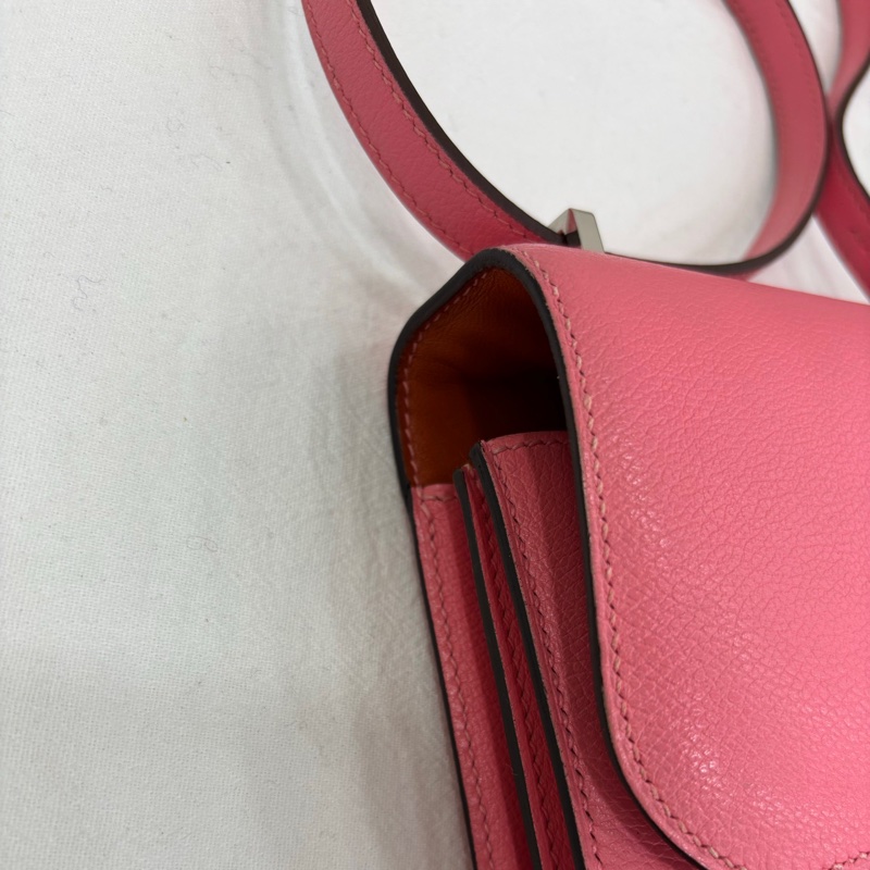 Hermes愛馬仕constance康康19 唇膏粉 evercolor皮 Y刻 專櫃維修購證-6