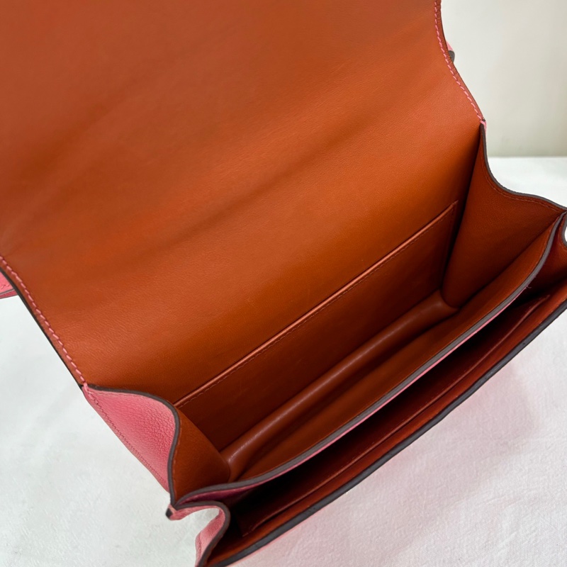 Hermes愛馬仕constance康康19 唇膏粉 evercolor皮 Y刻 專櫃維修購證-9