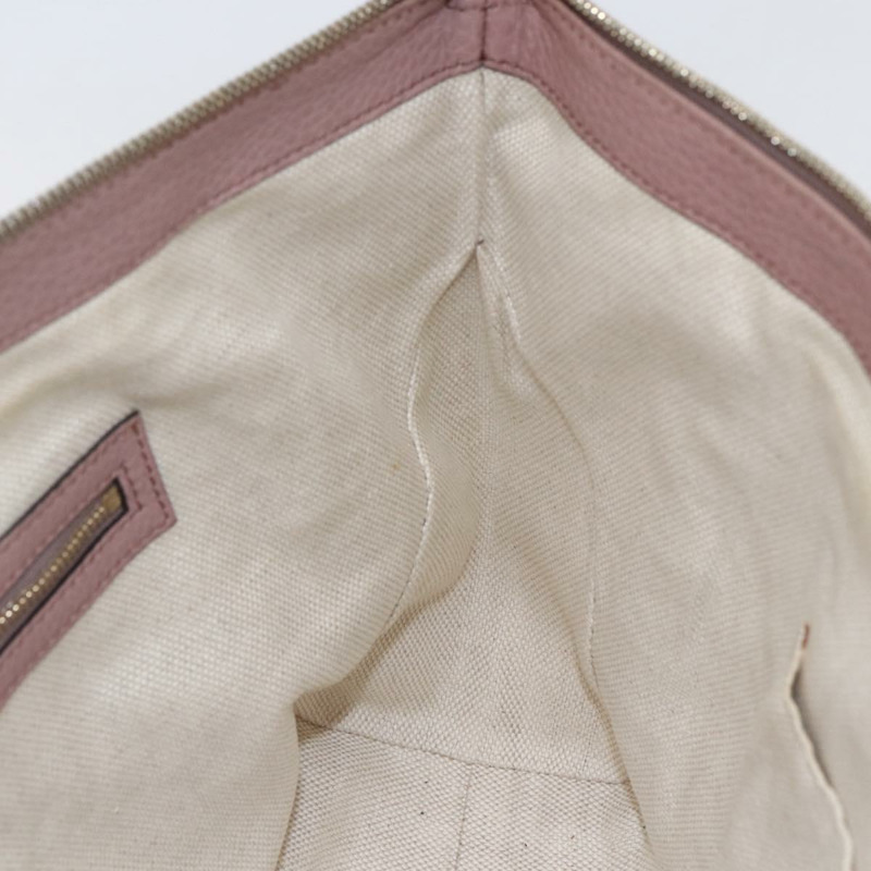 【日本直送】GUCCI Soho 手提包 皮革 粉紅色 正品 ep11088-19