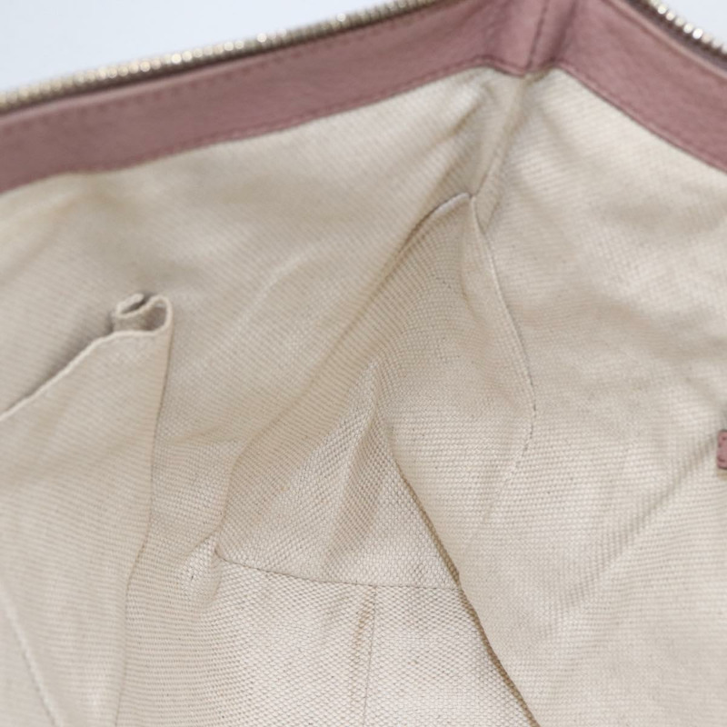 【日本直送】GUCCI Soho 手提包 皮革 粉紅色 正品 ep11088-20