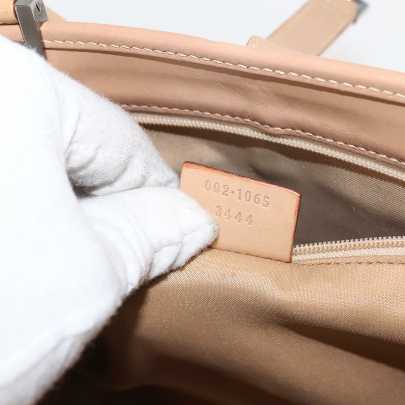 【日本直送】GUCCI GG帆布Jackie手提包 帆布皮革 白色 米色 正品 ep11053-11