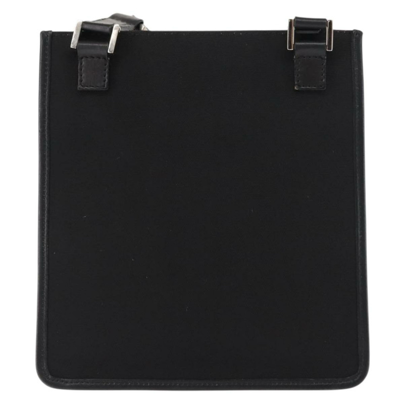 【日本直送】GUCCI 單肩包 帆布皮革 黑色 正品 ep11047-1