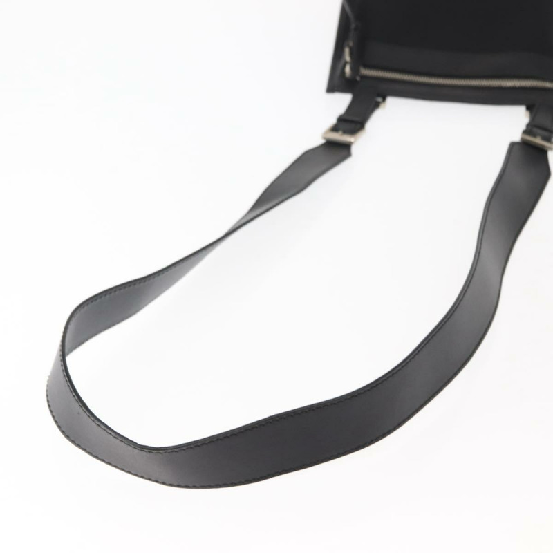 【日本直送】GUCCI 單肩包 帆布皮革 黑色 正品 ep11047-6