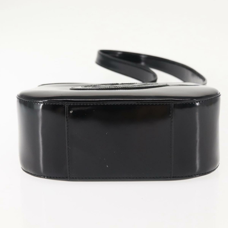 【日本直送】GUCCI 黑色漆皮單肩包 正品 ep10963-4