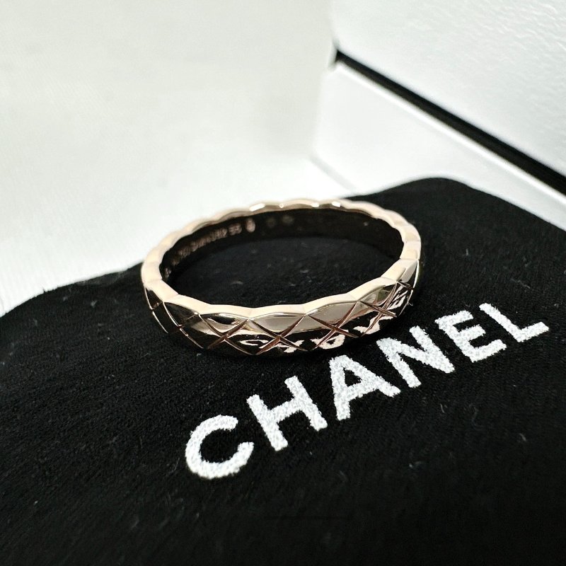 CHANEL COCO CRUSH米金戒指-4