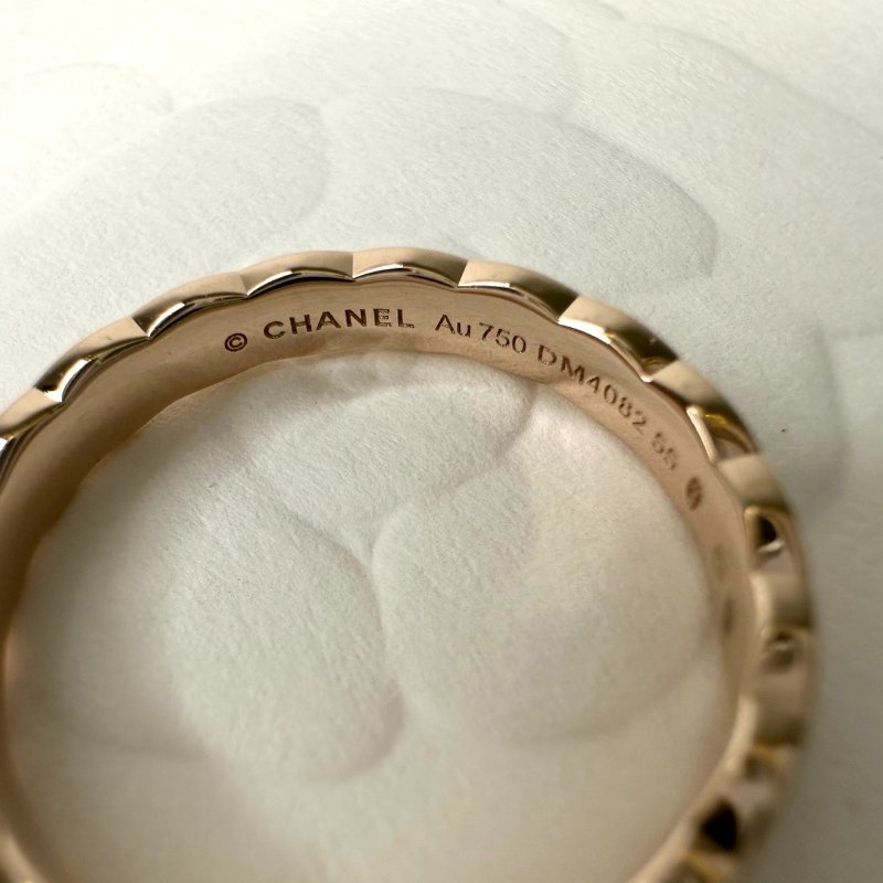CHANEL COCO CRUSH米金戒指-6