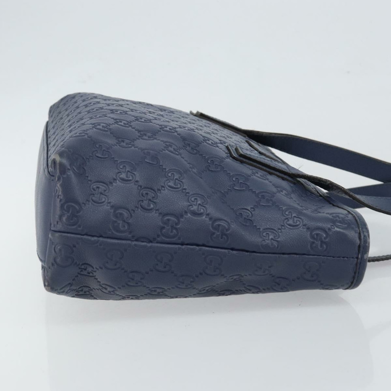 【日本直送】GUCCI Guccissima GG 手提包 皮革 藍色 正品 ep11205-2