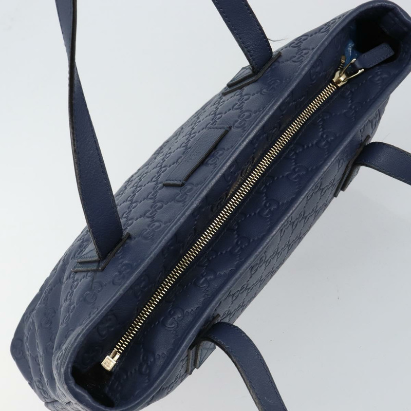 【日本直送】GUCCI Guccissima GG 手提包 皮革 藍色 正品 ep11205-5