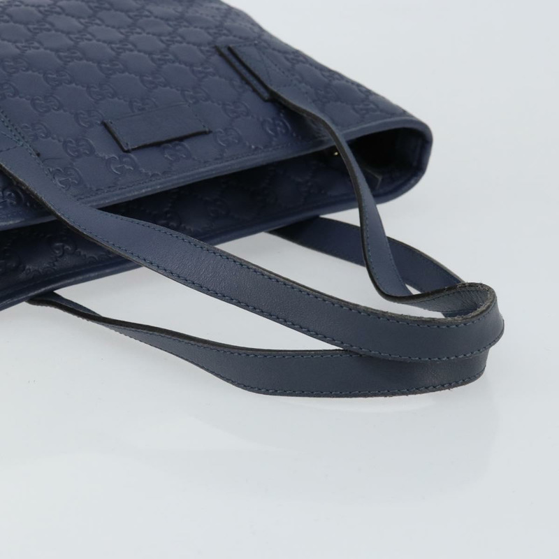 【日本直送】GUCCI Guccissima GG 手提包 皮革 藍色 正品 ep11205-6