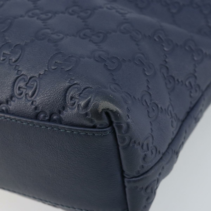 【日本直送】GUCCI Guccissima GG 手提包 皮革 藍色 正品 ep11205-8