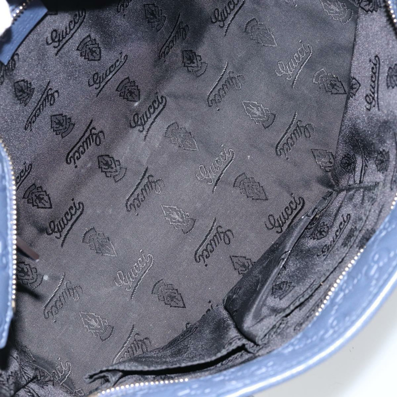 【日本直送】GUCCI Guccissima GG 手提包 皮革 藍色 正品 ep11205-10