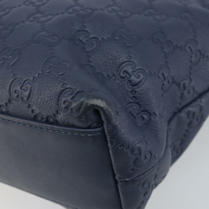 【日本直送】GUCCI Guccissima GG 手提包 皮革 藍色 正品 ep11205-14