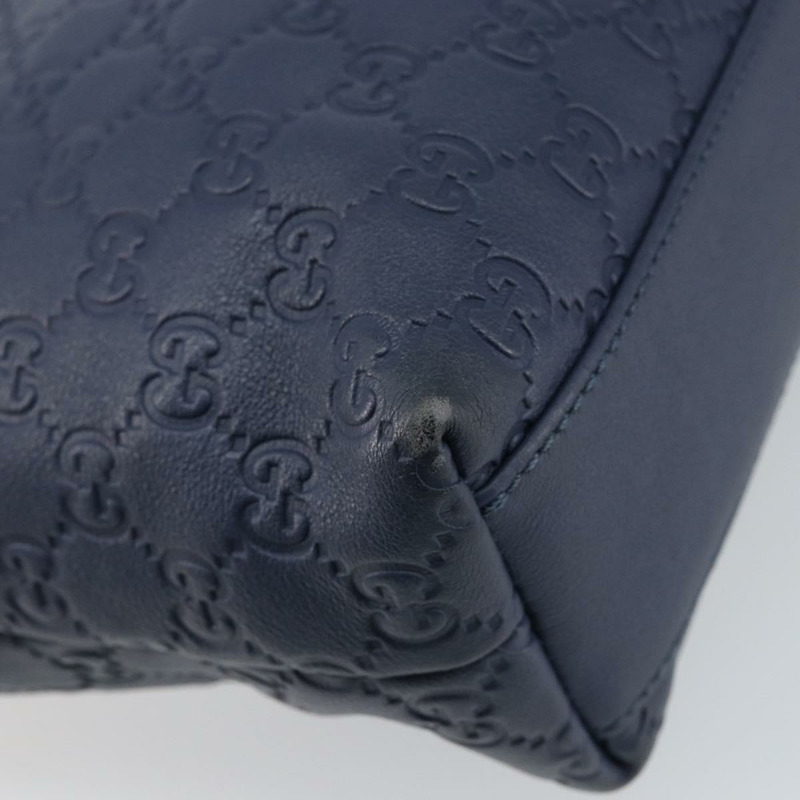 【日本直送】GUCCI Guccissima GG 手提包 皮革 藍色 正品 ep11205-15