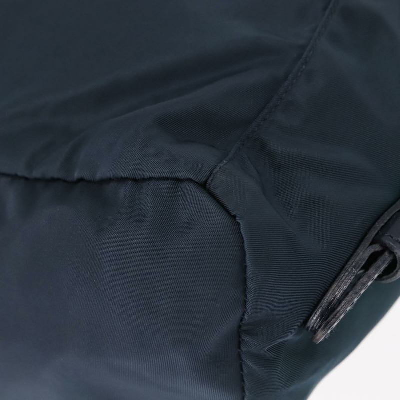 【日本直送】PRADA 雙肩包 尼龍 海軍藍 銀色 正品 BA6876-18