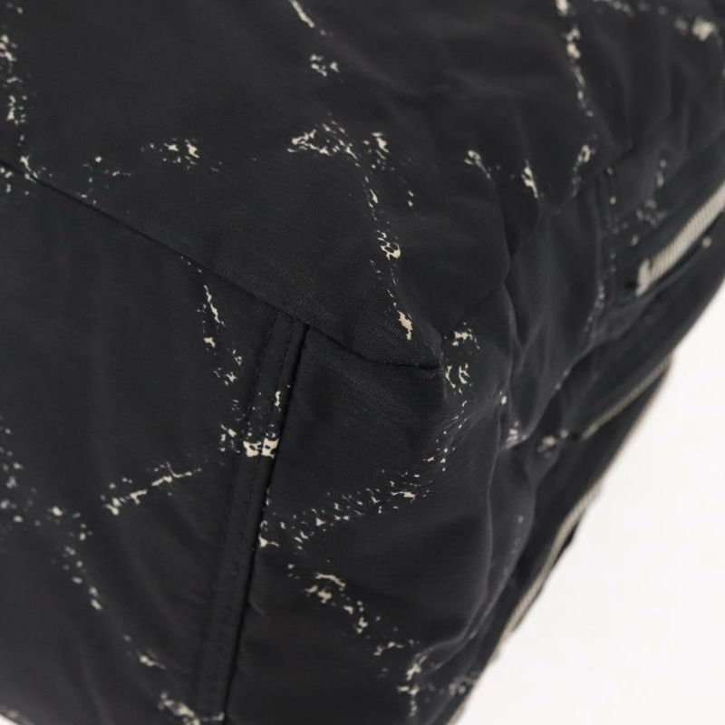 【日本直送】香奈兒旅行系列迷你波士頓包 尼龍材質 黑色 銀色 CC 標誌 正品 BA6870-15