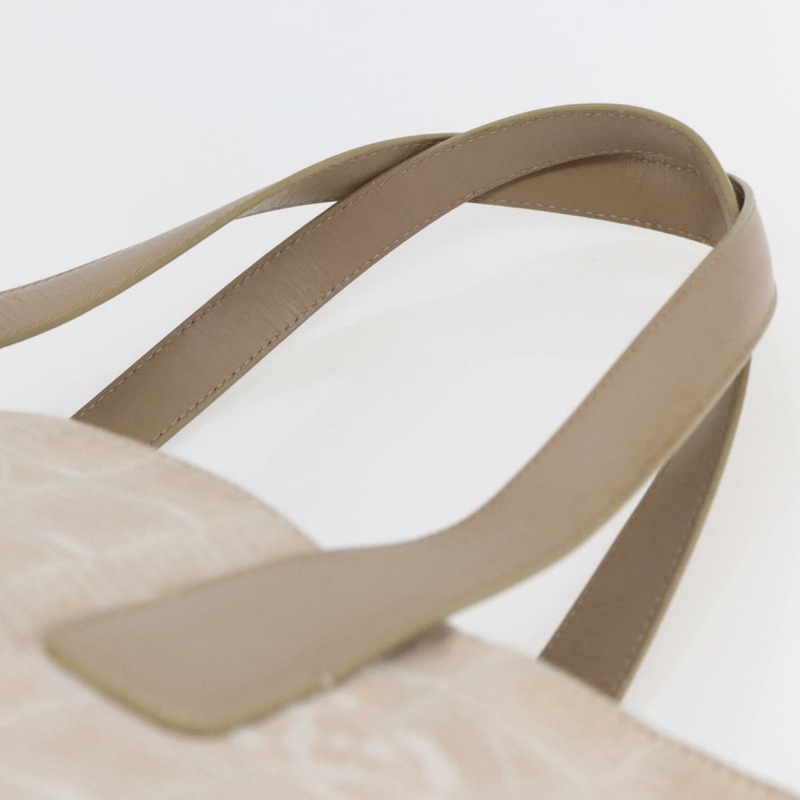 【日本直送】香奈兒新旅行系列托特包 尼龍 米色 金色 CC 標誌 正品 BA6873-7