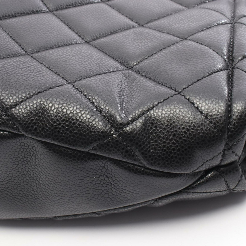 香奈兒 Matelasse 手提包，小牛皮，女士，黑色，A67294-7