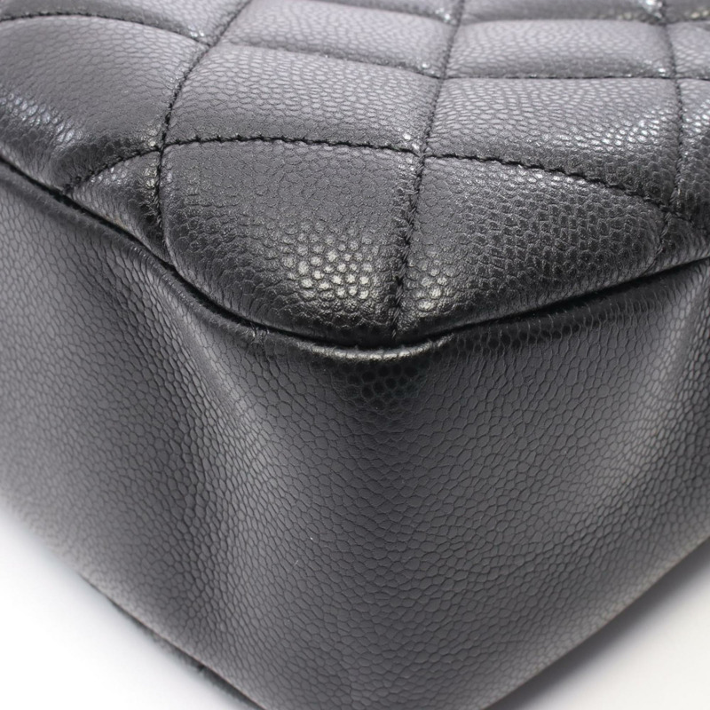 香奈兒 Matelasse 手提包，小牛皮，女士，黑色，A67294-8