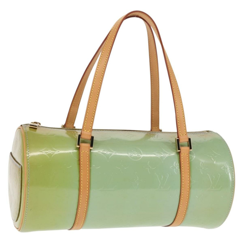 【日本直送】路易威登 Monogram Vernis Bedford 手提包 淺藍色 M91007 LV 正品 BA6714-0