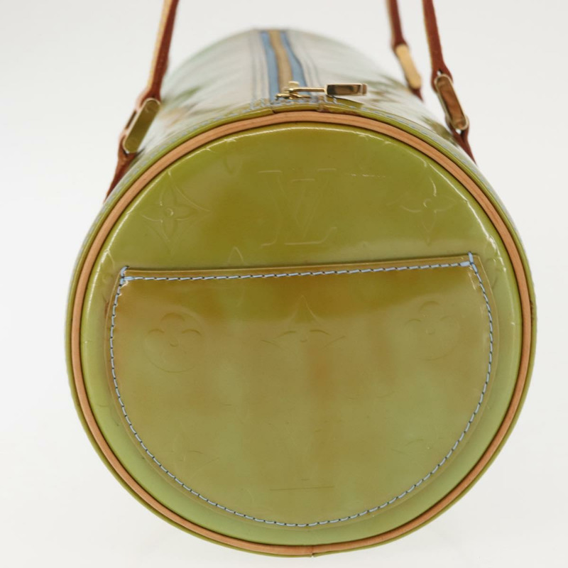 【日本直送】路易威登 Monogram Vernis Bedford 手提包 淺藍色 M91007 LV 正品 BA6714-3