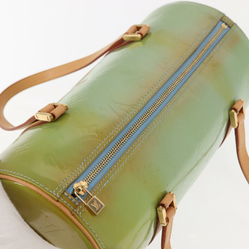 【日本直送】路易威登 Monogram Vernis Bedford 手提包 淺藍色 M91007 LV 正品 BA6714-5