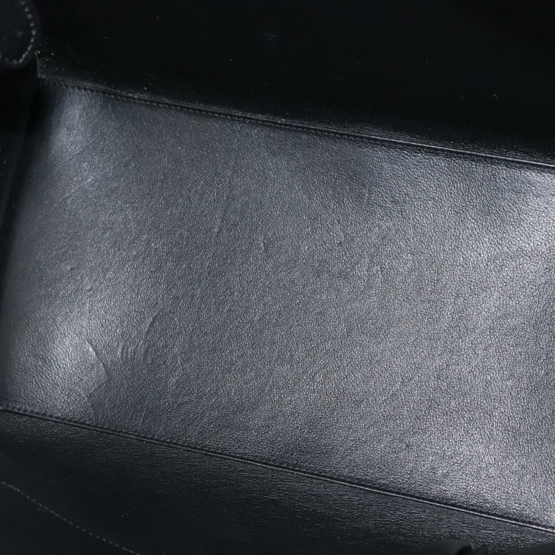 【日本直送】CELINE Luggage Mini Shopper 手提包 皮革 黑色 藍色 正品 BA6731-10