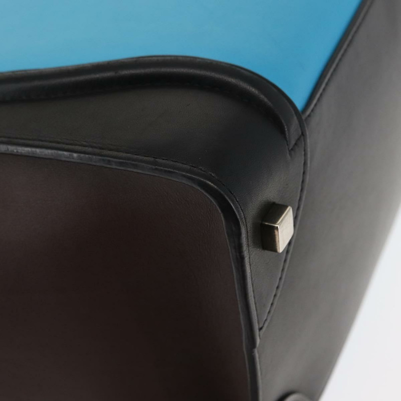 【日本直送】CELINE Luggage Mini Shopper 手提包 皮革 黑色 藍色 正品 BA6731-14