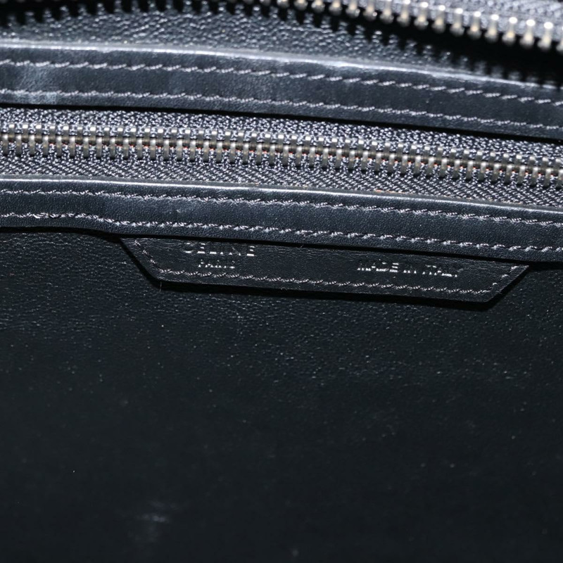 【日本直送】CELINE Luggage Mini Shopper 手提包 皮革 黑色 藍色 正品 BA6731-18