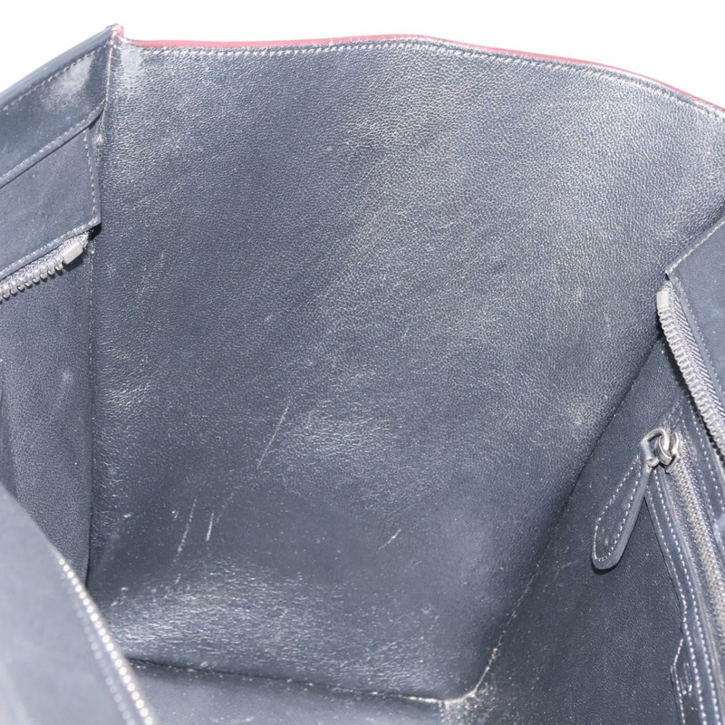 【日本直送】CELINE Luggage Mini Shopper 手提包 皮革 黑色 藍色 正品 BA6731-20