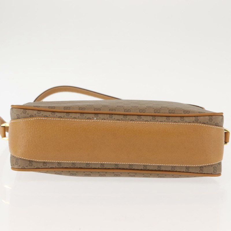 【日本直送】GUCCI Micro GG Supreme 單肩包 PVC 米色 金色 001 56 0860 正品 BA6743-4