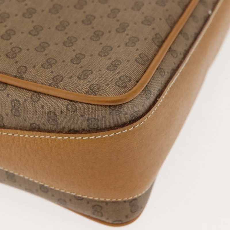 【日本直送】GUCCI Micro GG Supreme 單肩包 PVC 米色 金色 001 56 0860 正品 BA6743-13