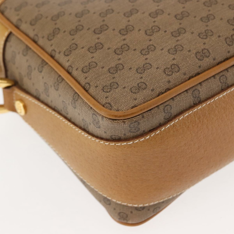 【日本直送】GUCCI Micro GG Supreme 單肩包 PVC 米色 金色 001 56 0860 正品 BA6743-14