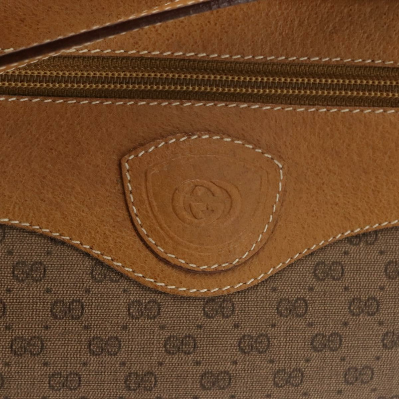 【日本直送】GUCCI Micro GG Supreme 單肩包 PVC 米色 金色 001 56 0860 正品 BA6743-16