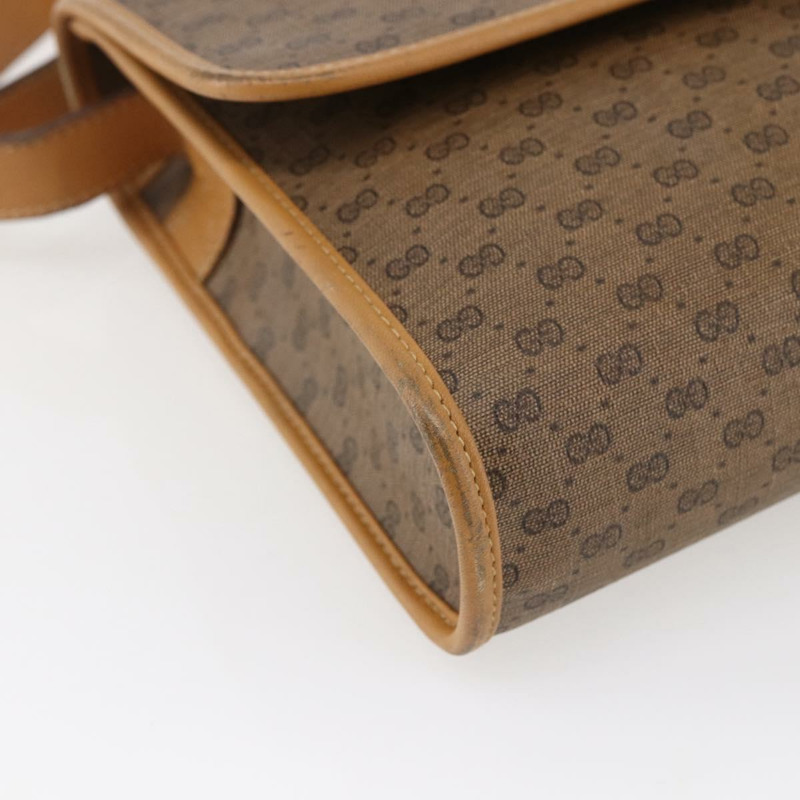 【日本直送】GUCCI Micro GG Supreme 單肩包 PVC 米色 金色 001 115 2681 正品 BA6741-13