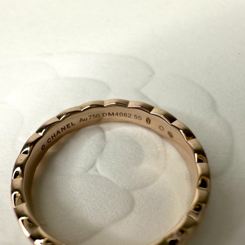 CHANEL COCO CRUSH米金戒指-7