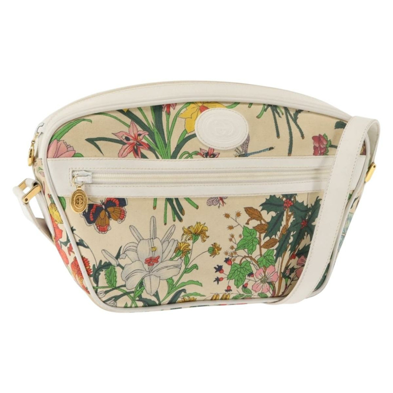 【日本直送】GUCCI Flora背包背包 米色 金色 001 093 1050 正品 BA6750-0