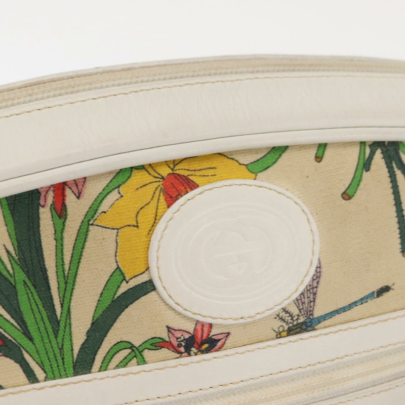 【日本直送】GUCCI Flora背包背包 米色 金色 001 093 1050 正品 BA6750-17
