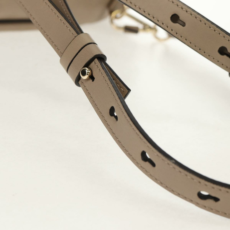 【日本直送】Chloe Fay 肩背包 麂皮 米色 金色 正品 BA6829-15