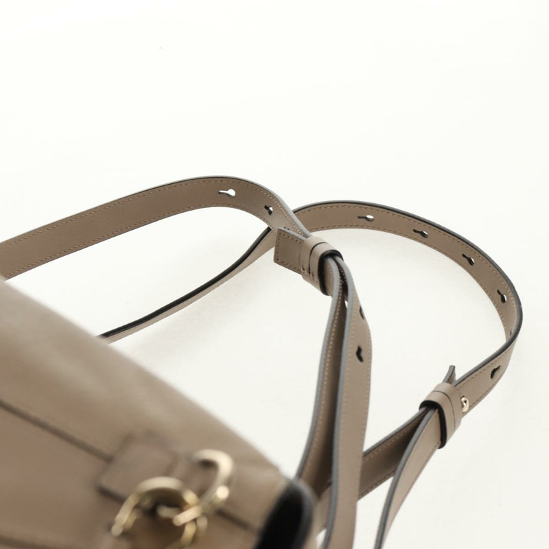 【日本直送】Chloe Fay 肩背包 麂皮 米色 金色 正品 BA6829-17