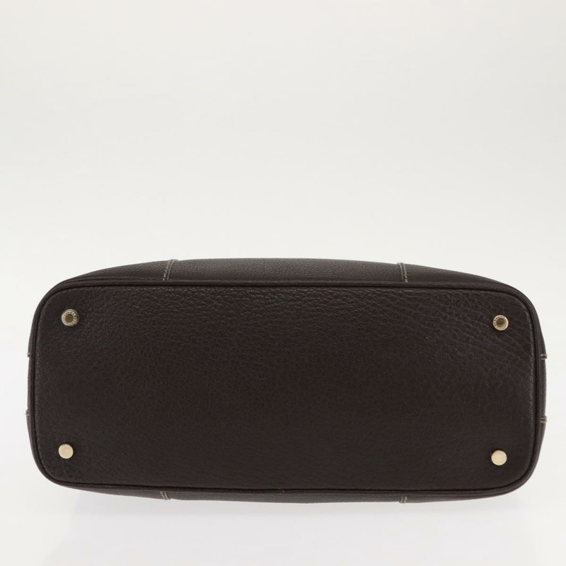 【日本直送】寶格麗棕色真皮手提包 正品 BA6908-4