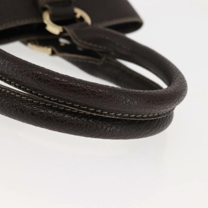 【日本直送】寶格麗棕色真皮手提包 正品 BA6908-6